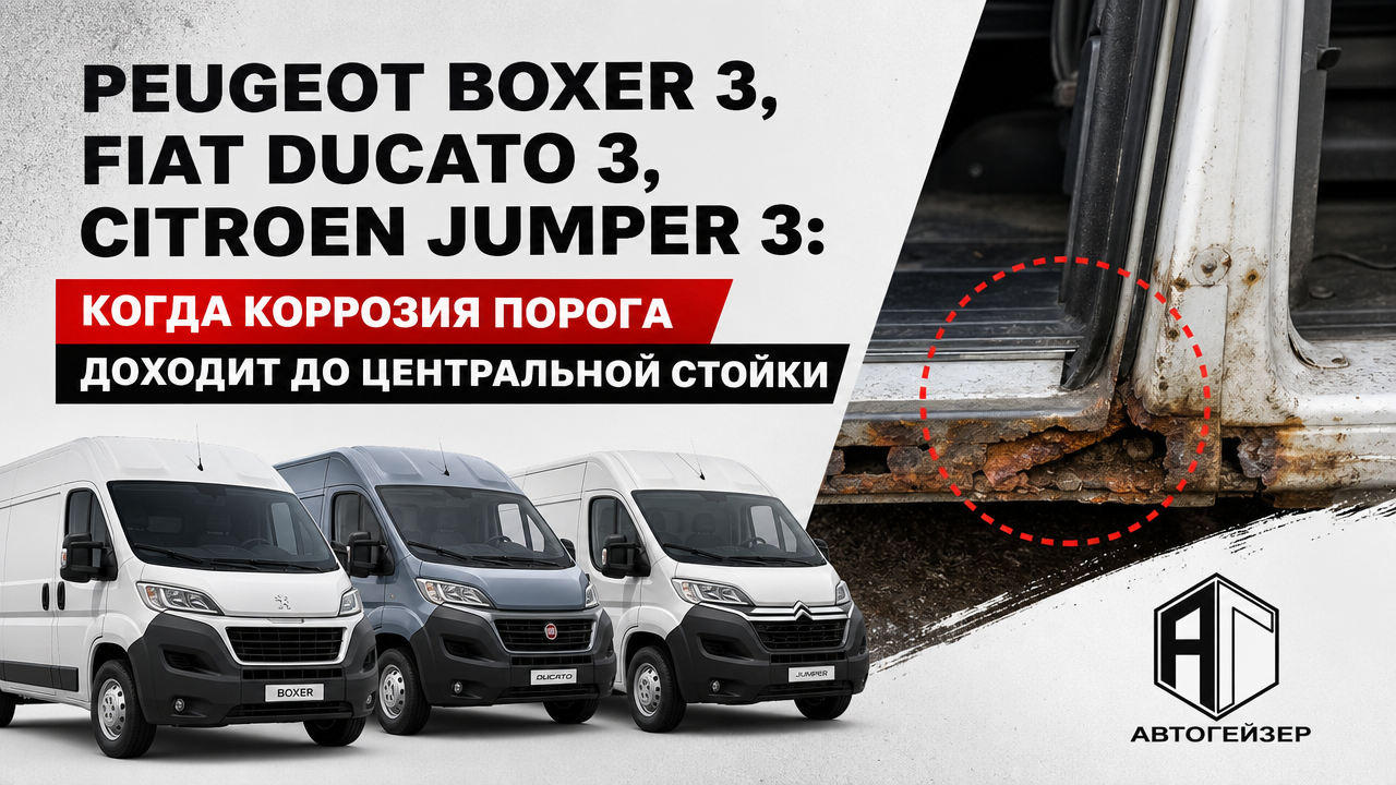 Peugeot Boxer 3, Fiat Ducato 3 и Citroen Jumper 3